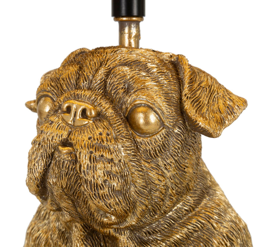 Gold Hase Skulptur Tischlampe Weiss Schirm Moderner Akzent