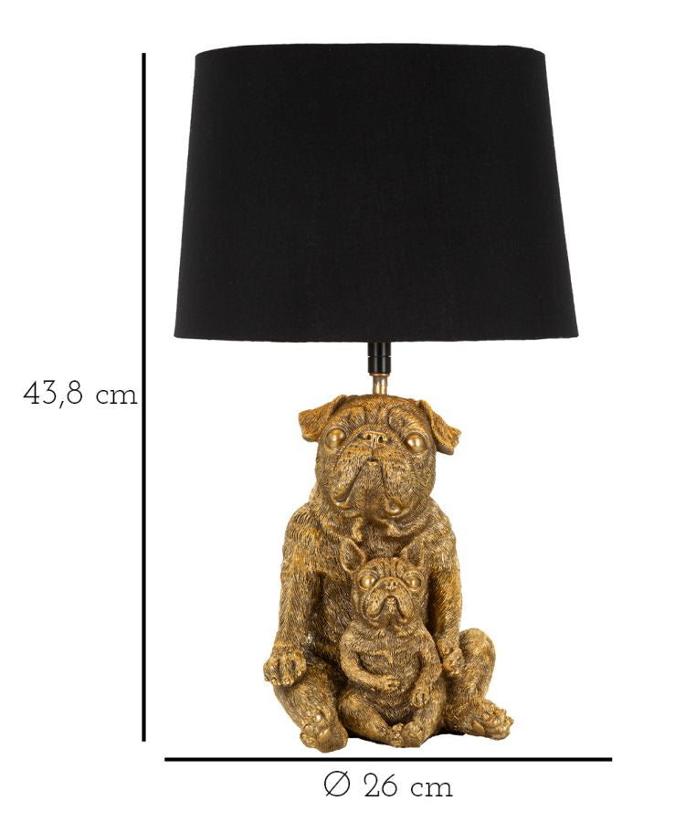 Gold Hase Skulptur Tischlampe Weiss Schirm Moderner Akzent