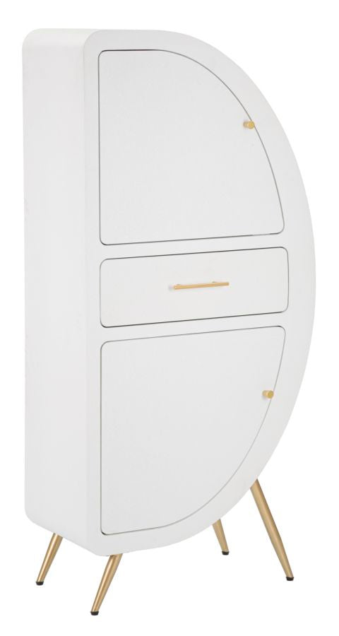 Weiss 2 Tuer Schrank Holzbeine Venus Aufbewahrung