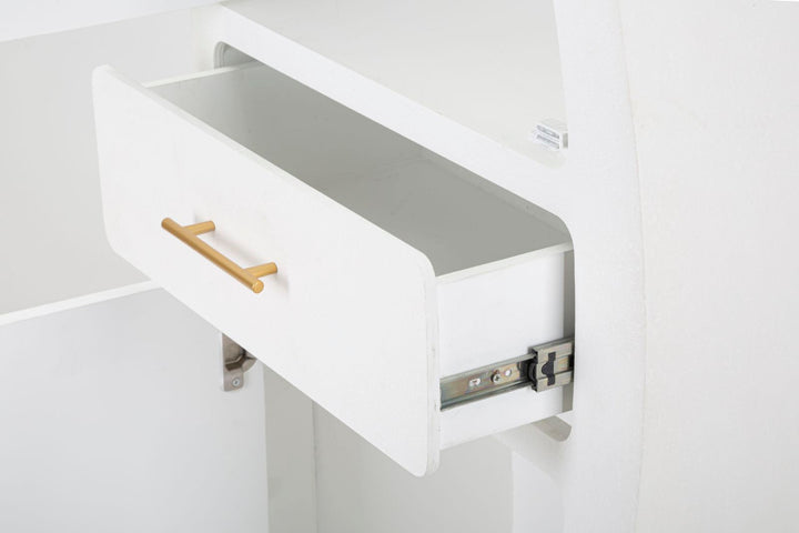 Weiss 2 Tuer Schrank Holzbeine Venus Aufbewahrung