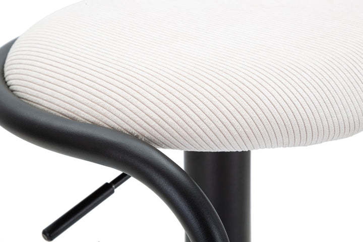 Weiss Verstellbarer Barhocker Mit Lift Destiny Modern