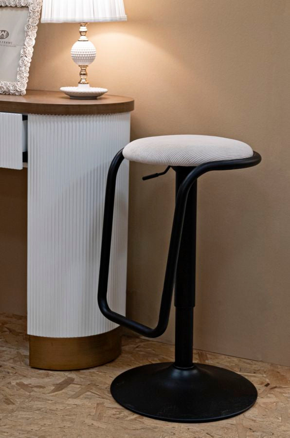 Weiss Verstellbarer Barhocker Mit Lift Destiny Modern