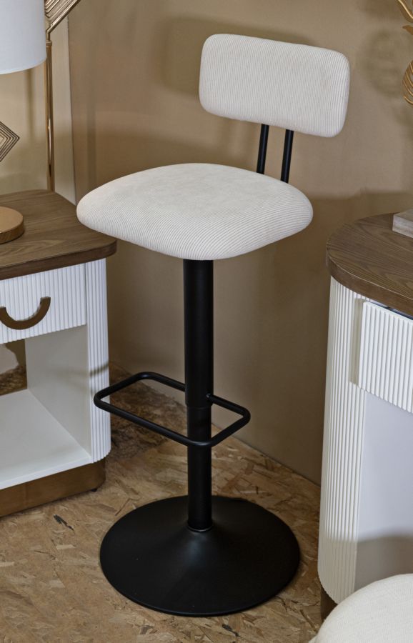 Weiss Verstellbarer Barhocker Mit Lift Light Kollektion