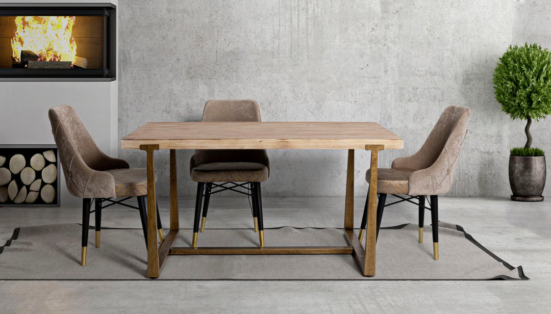 Holz Esstisch Ankara Klassisches Design