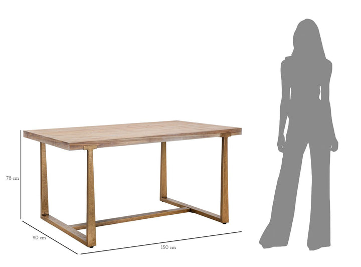 Holz Esstisch Ankara Klassisches Design