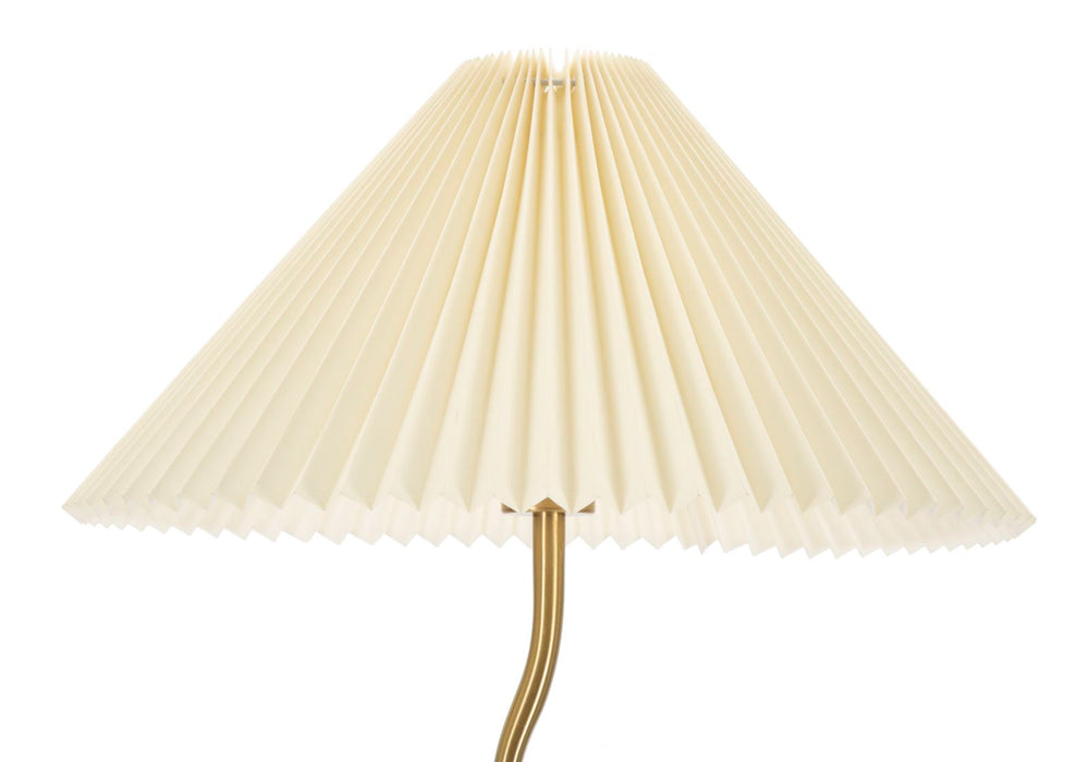 Gold Weiss Stehlampe Kristall Akzente Closy Modernes Design