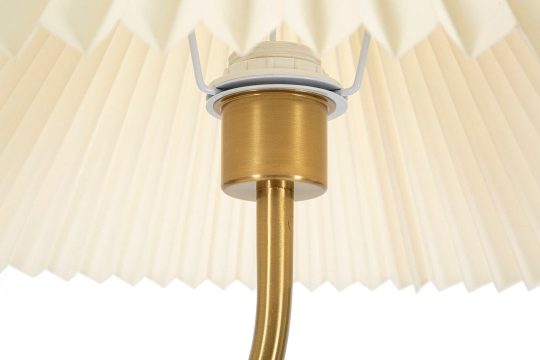 Gold Weiss Stehlampe Kristall Akzente Closy Modernes Design