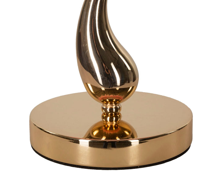 Rosa Feder Tischlampe Goldbasis Cart Kollektion