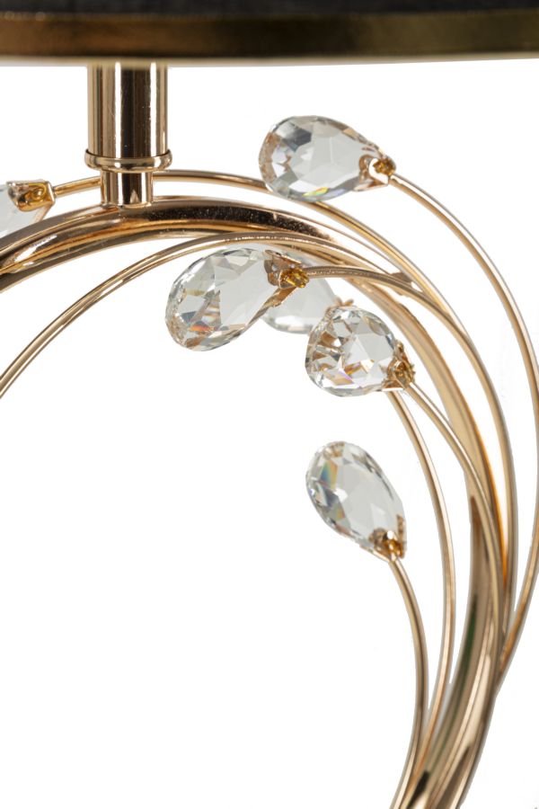 Weiss Gold Stehlampe Runde Basis Bruxelles Modernes Design