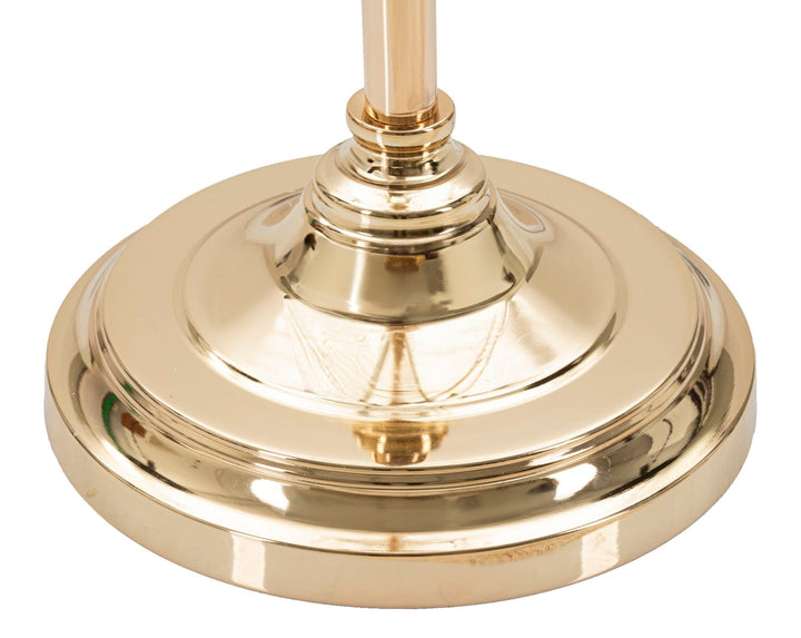 Weiss Gold Stehlampe Runde Basis Bruxelles Modernes Design