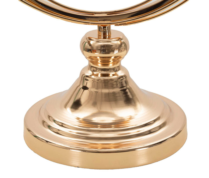Schwarz Gold Tischlampe Stoffschirm Bruxelles Kollektion
