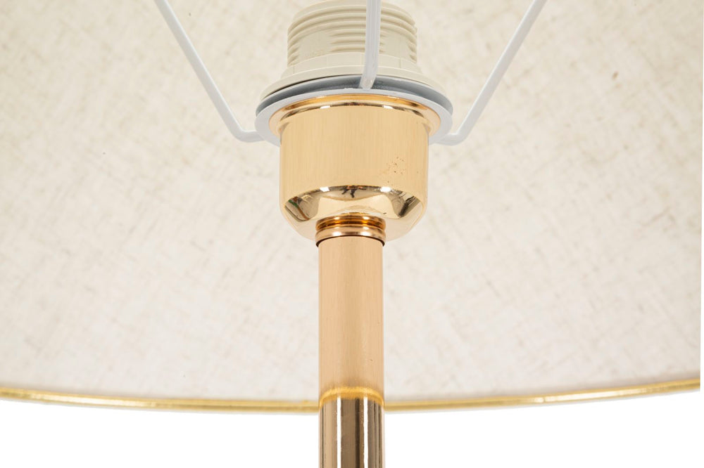 Weiss Stehlampe Stoffschirm Praga Klassischer Stil