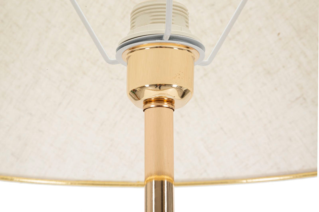 Weiss Stehlampe Stoffschirm Praga Klassischer Stil