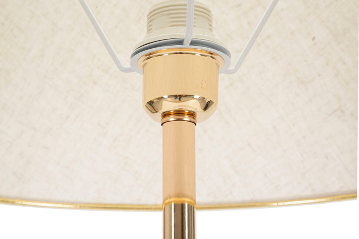 Weiss Stehlampe Stoffschirm Praga Klassischer Stil