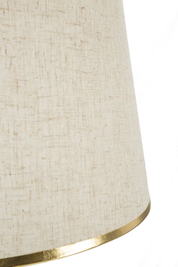 Weiss Stehlampe Stoffschirm Praga Klassischer Stil