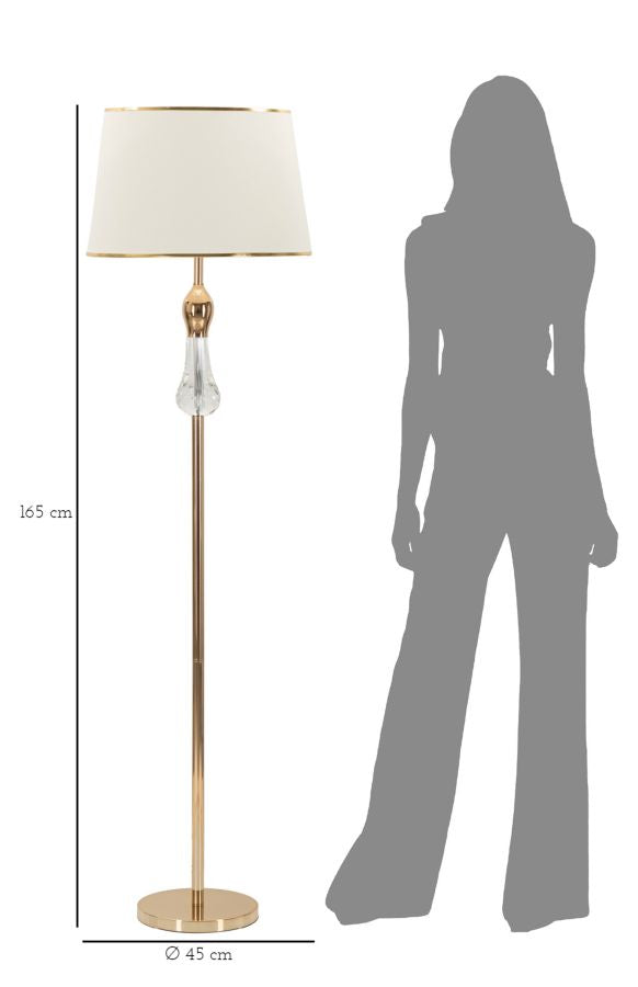 Gruen Gold Stehlampe Stoffschirm Bratislava Modern