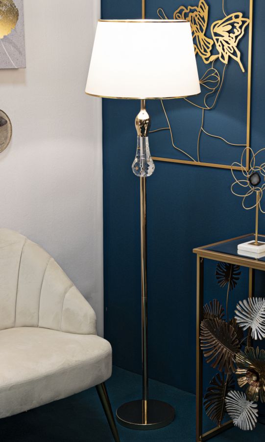 Gruen Gold Stehlampe Stoffschirm Bratislava Modern