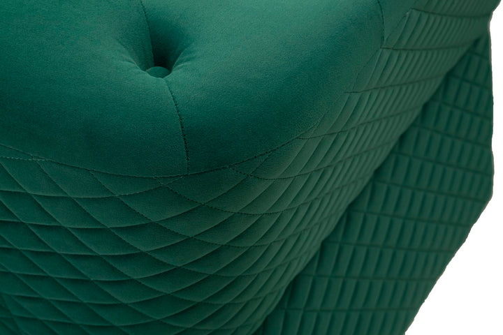 Grün Samt Sofa Mit Kissen Emy 2 Sitzer