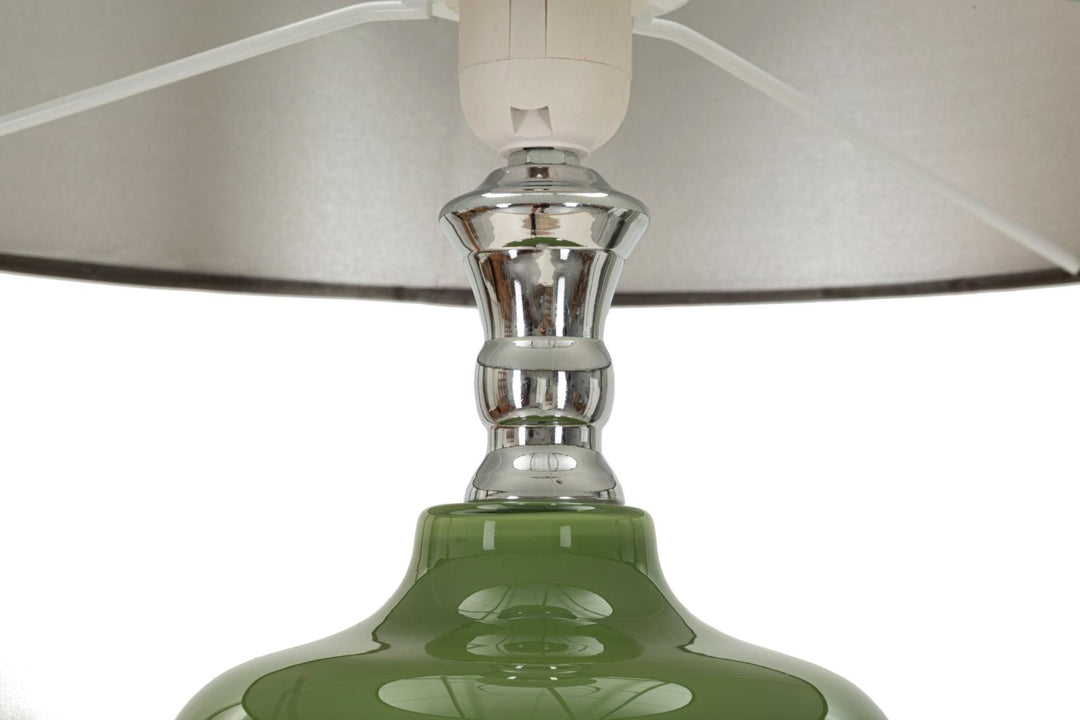 Schwarz Gold Stehlampe Stoffschirm Eva One Modernes Design