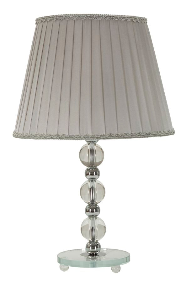 Grau Stoff Tischlampe Dekor Basis Tolly Kollektion