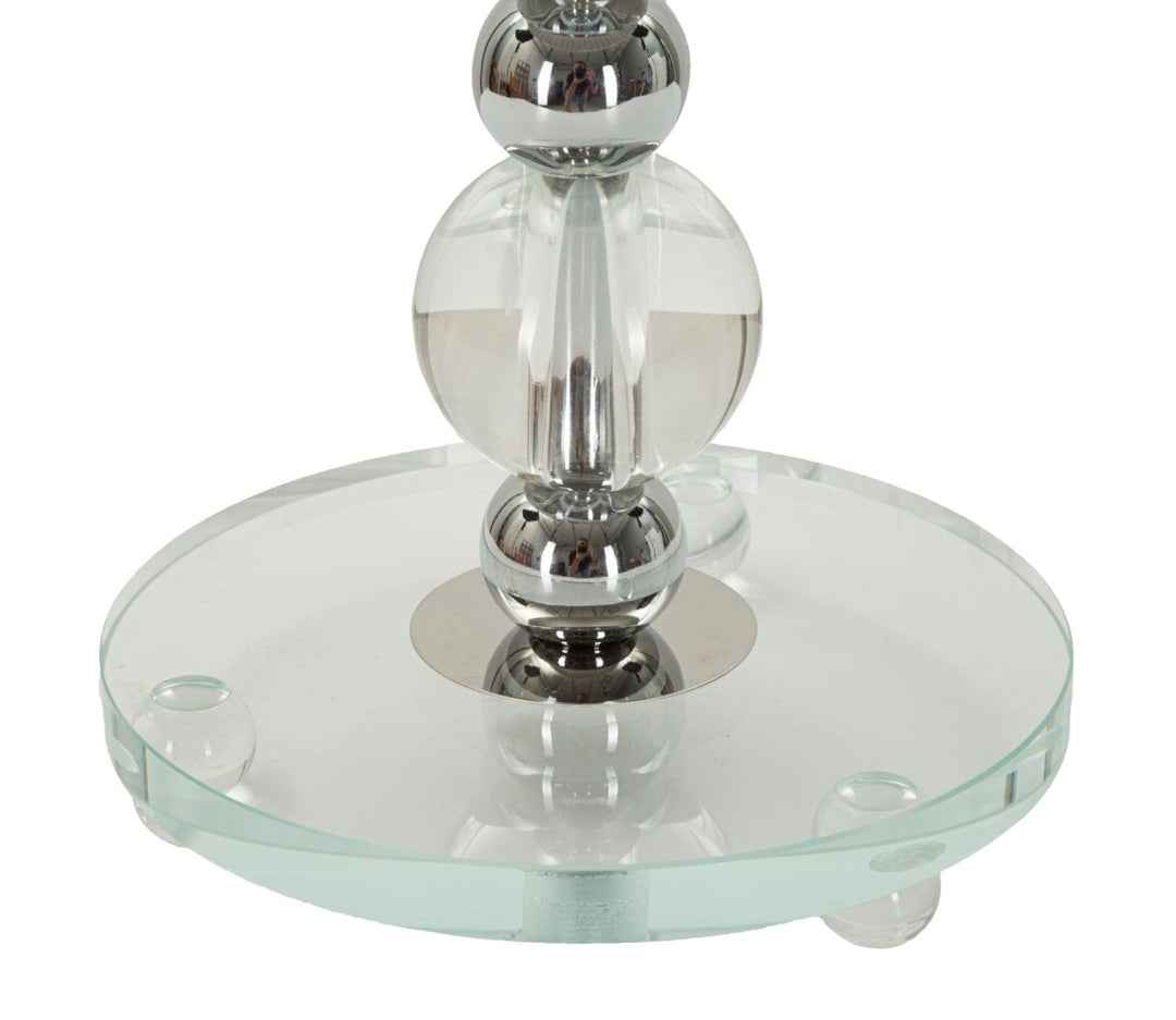 Grau Stoff Tischlampe Dekor Basis Tolly Kollektion