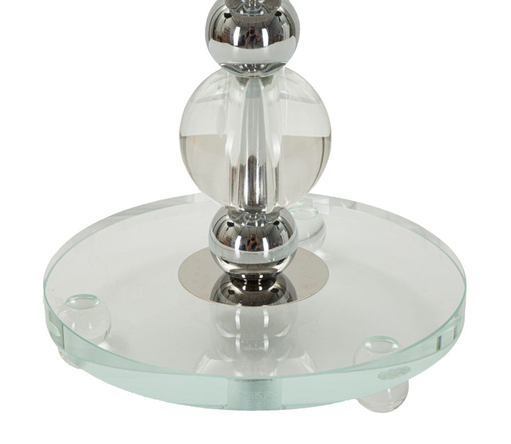 Grau Stoff Tischlampe Dekor Basis Tolly Kollektion