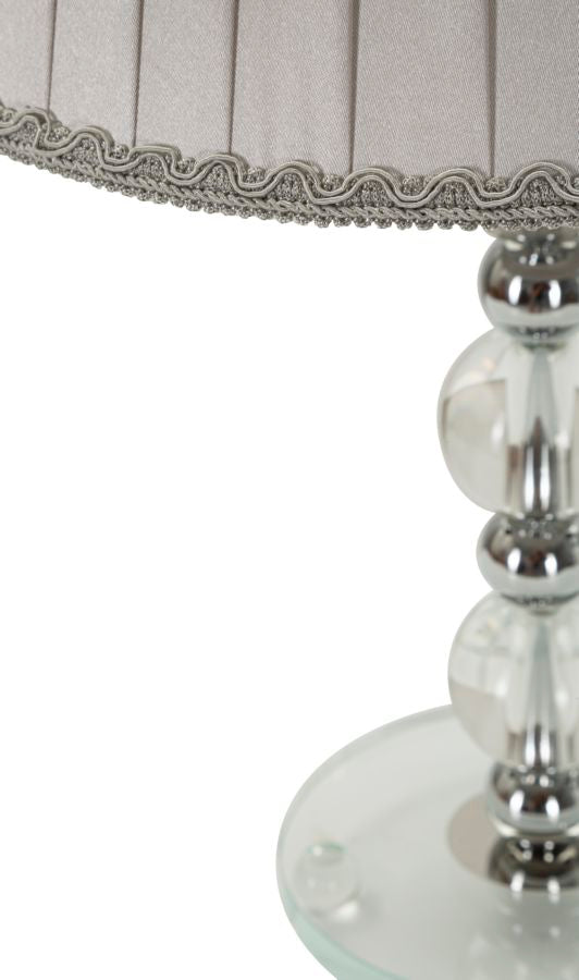 Grau Stoff Tischlampe Dekor Basis Tolly Kollektion