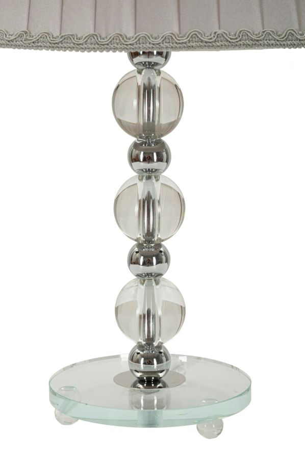 Grau Stoff Tischlampe Dekor Basis Tolly Kollektion