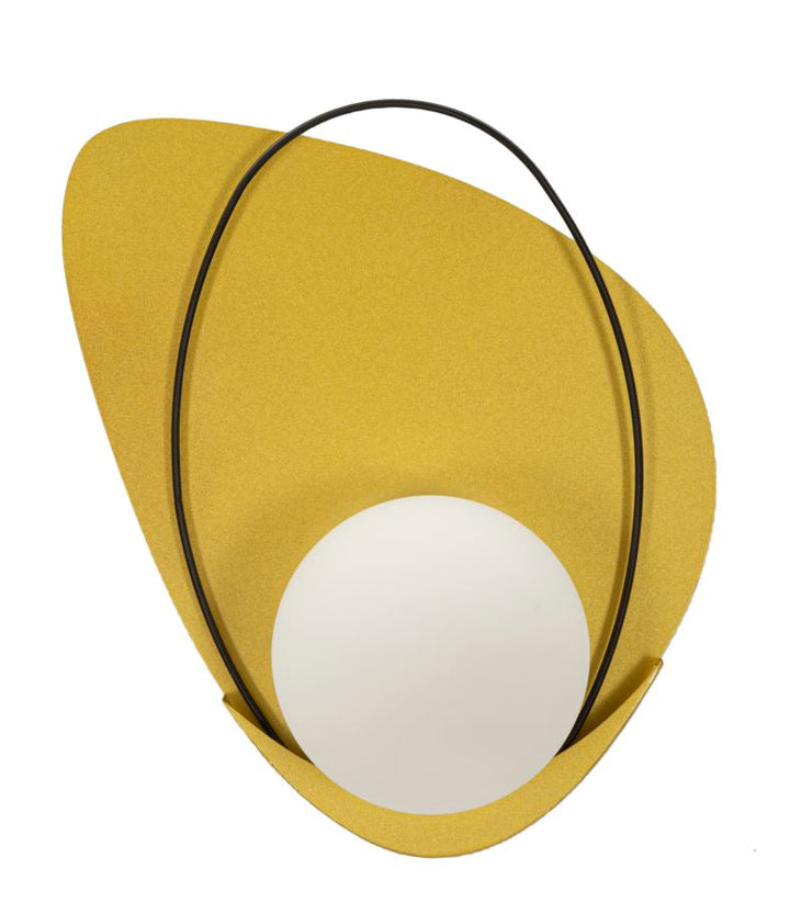 Gold Weiss Wandleuchte Geschwungene Form Cirely Modernes Design