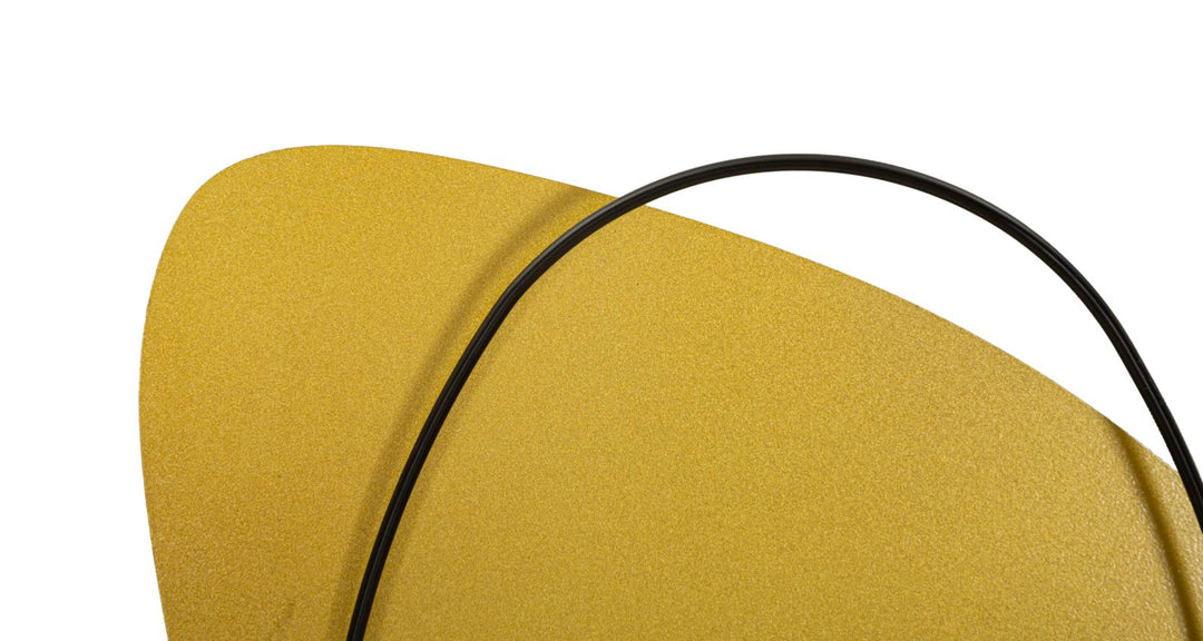 Gold Weiss Wandleuchte Geschwungene Form Cirely Modernes Design