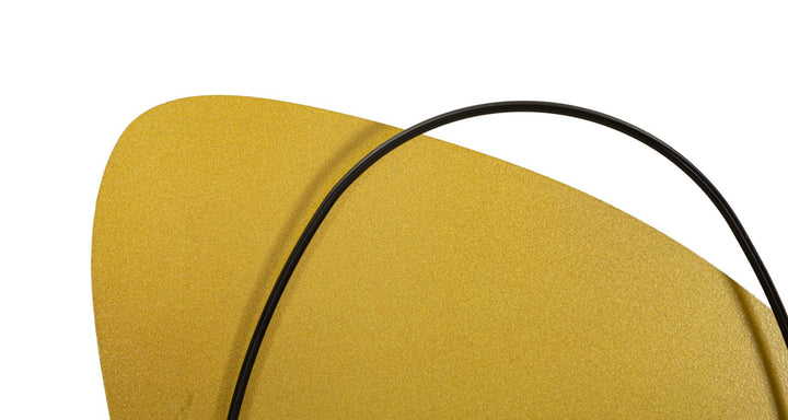 Gold Weiss Wandleuchte Geschwungene Form Cirely Modernes Design