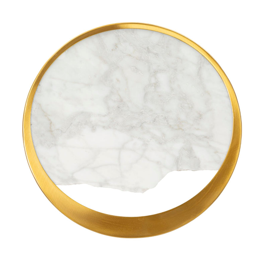Gold Weiss Wandleuchte Marmor Effekt Dekorativer Akzent