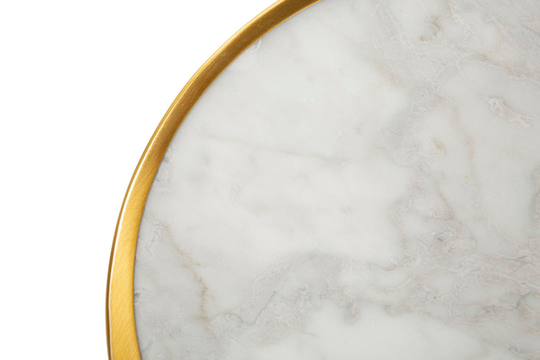 Gold Weiss Wandleuchte Marmor Effekt Dekorativer Akzent