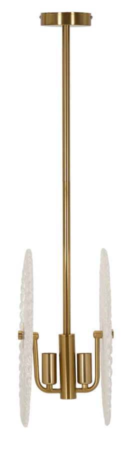Gold Glas Deckenlampe Weisse Scheiben Modernes Design