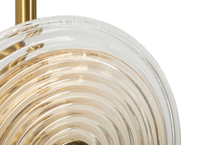 Gold Glas Stehlampe Weisse Scheiben Venice Kollektion