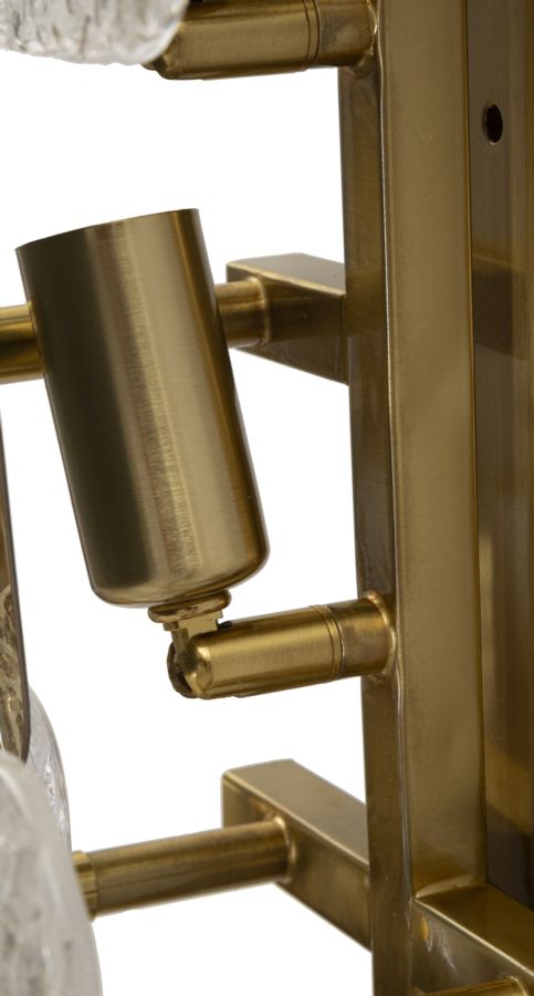 Gold Glas Wandleuchte Geometrisches Design Glassy Kollektion