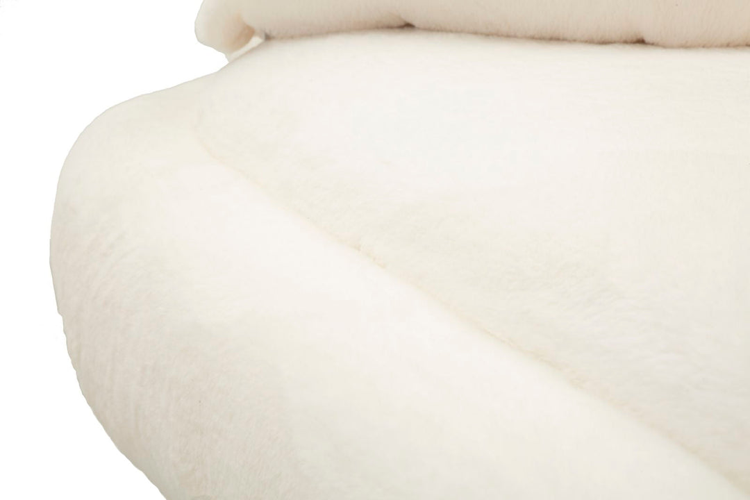 Creme Polster Sofa Mit Kissen Soffy Plus 2 Sitzer
