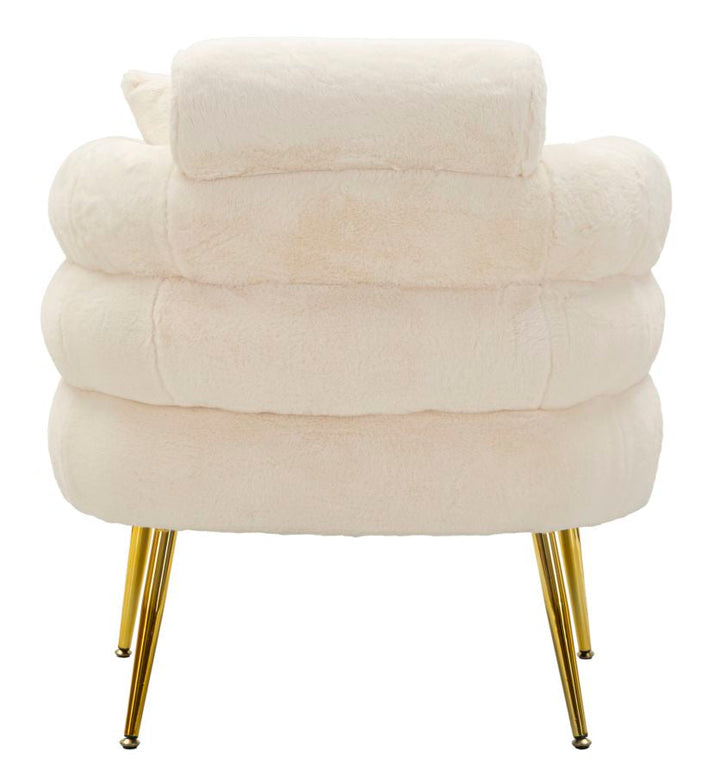Creme Polster Sessel Mit Kissen Soffy Plus Akzentstuhl