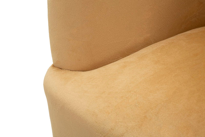 Beige Polster Sessel Mit Kissen Browy Akzentstuhl