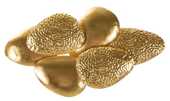 Gold Metall Wandleuchte Seemuschel Design Zeitgenoessischer Stil