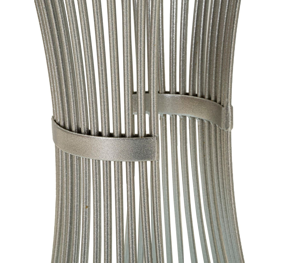 Runder Kunstmarmor Beistelltisch Metallbasis Funnel Modern