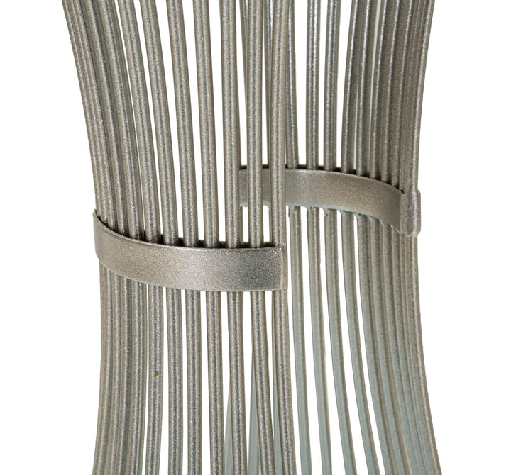 Runder Kunstmarmor Beistelltisch Metallbasis Funnel Modern