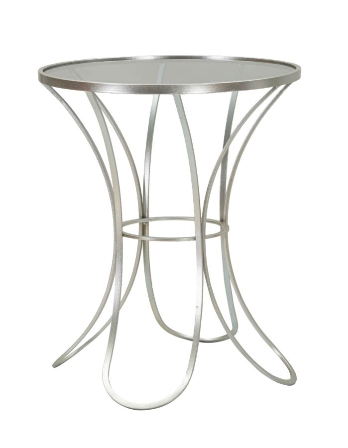 Runder Glas Couchtisch Dekorative Basis Trixy Kollektion