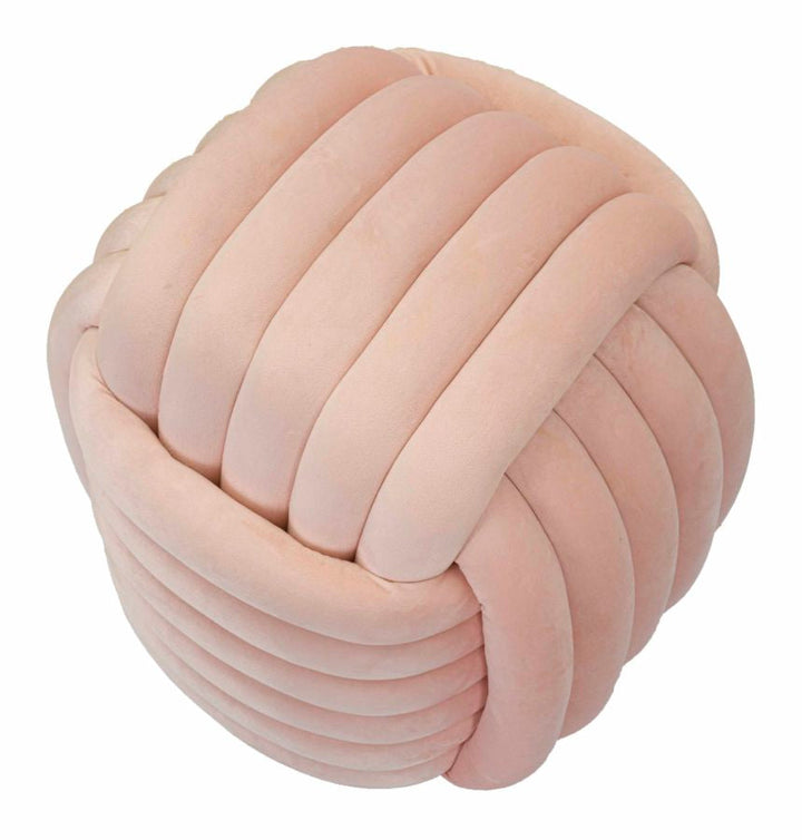 Rosa Samt-Pouf Sofy Gepolsterter Akzentsitz
