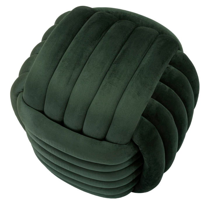Gruen Samt-Pouf Sofy Gepolsterter Akzentsitz