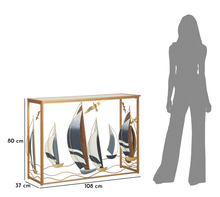 Konsolentisch Segelmotiv Front Vele Kollektion