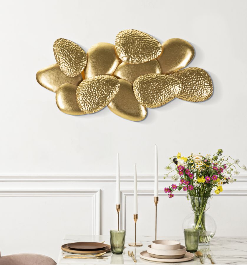 Gold Metall Wandleuchte Muschel Design Dekorative Beleuchtung