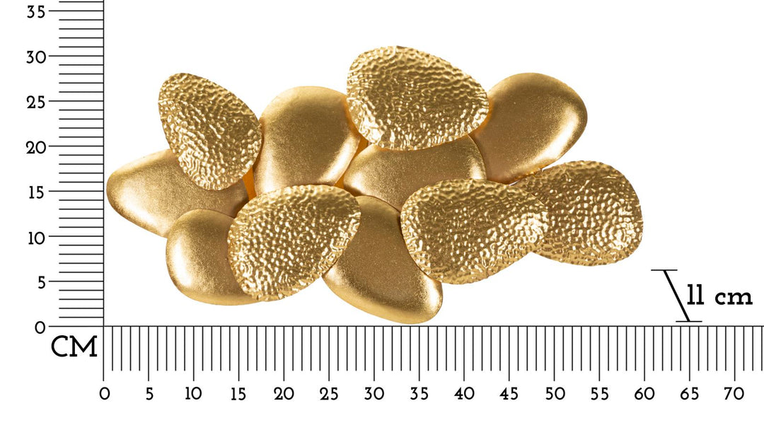 Gold Metall Wandleuchte Muschel Design Dekorative Beleuchtung