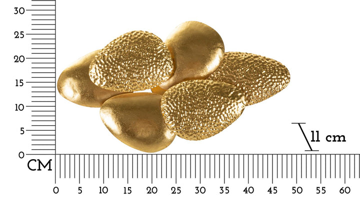Gold Metall Wandleuchte Seemuschel Design Zeitgenoessischer Stil