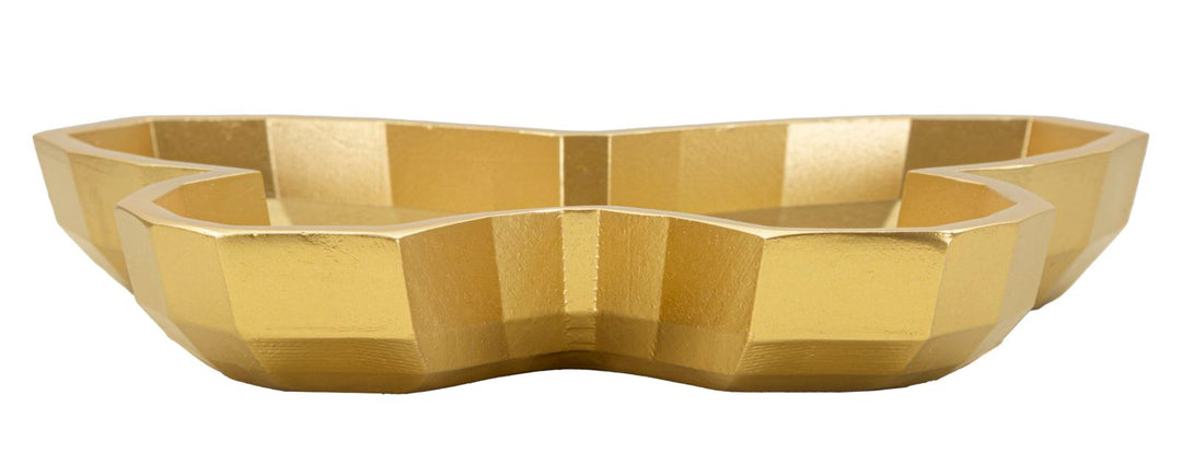 Gold Schmetterlings Tablett Dekorativer Akzent